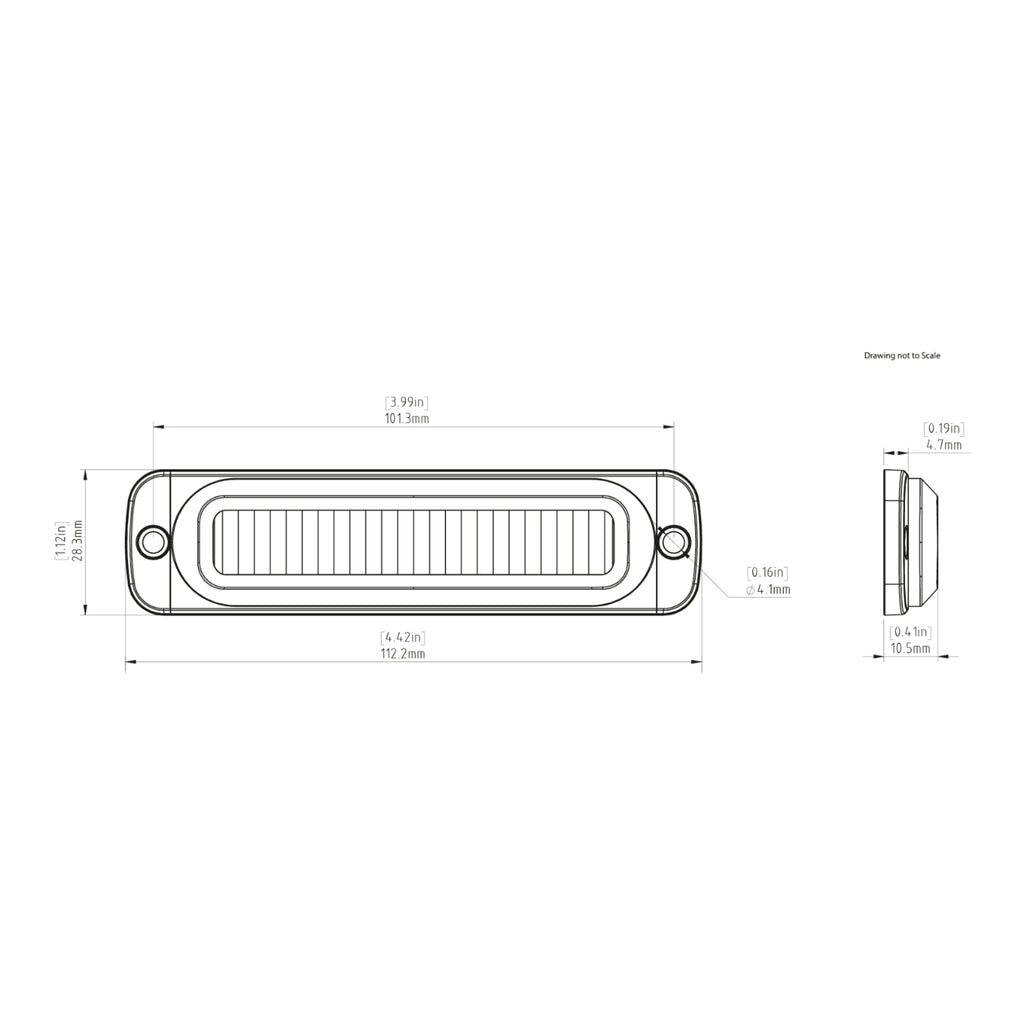 Denali B6 Dual LED Brake Light Kit with Plate Mount