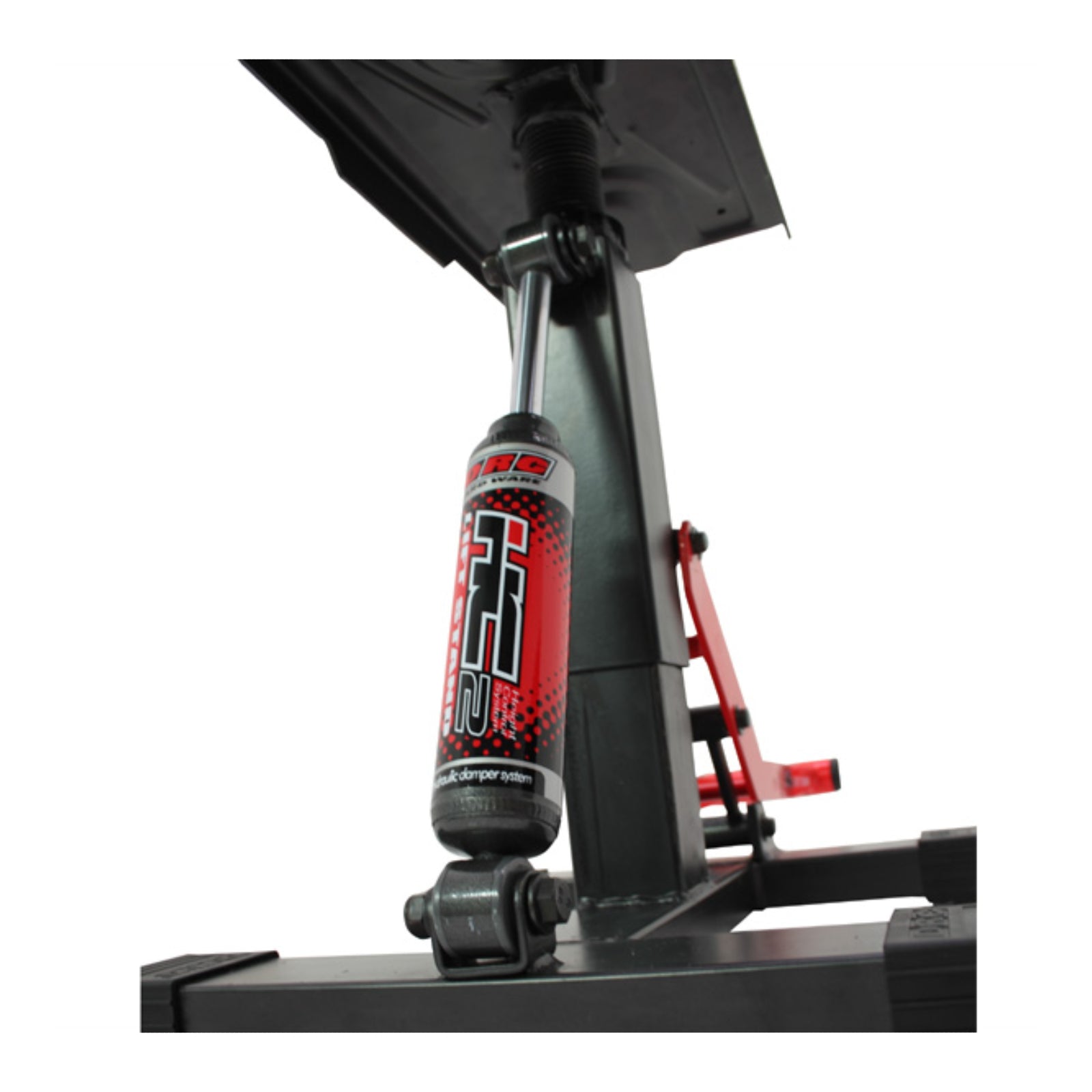 DRC HC2 Twin Arm Lift Stand with Damper - Black / Red