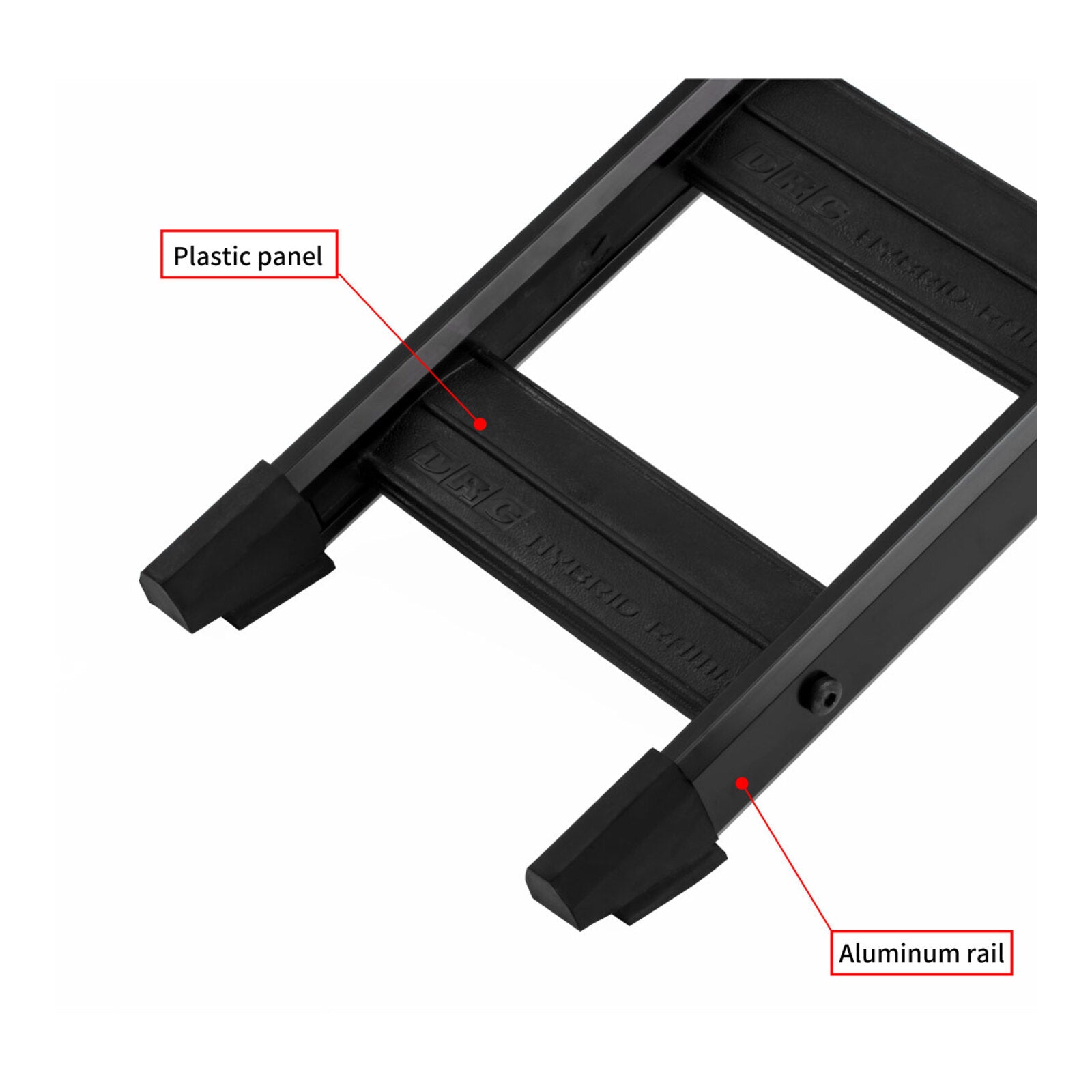 DRC Hybrid Folding Ramp 180cm - Black