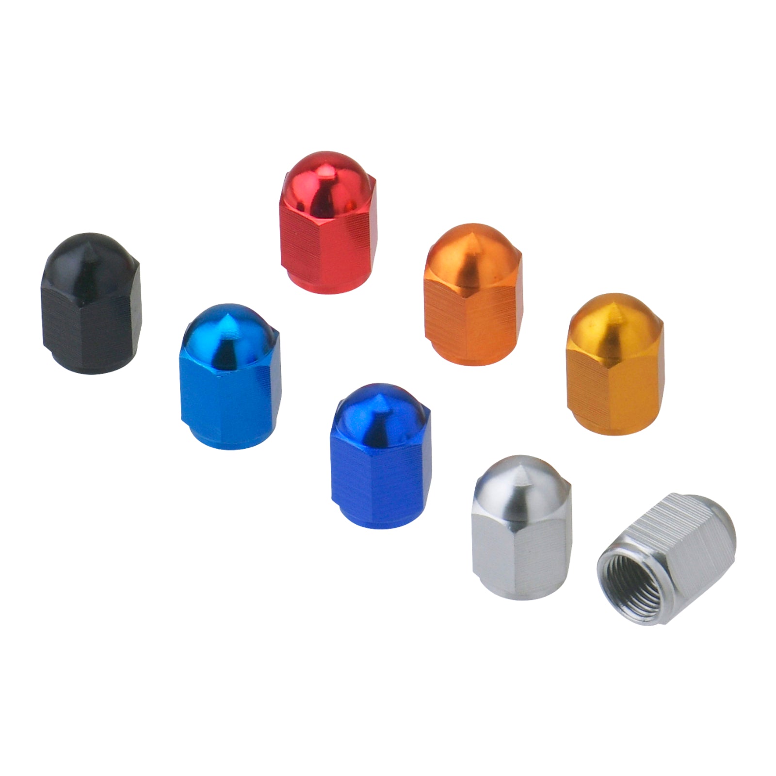 DRC Aluminium Valve Caps (2 Pack) - Titanium