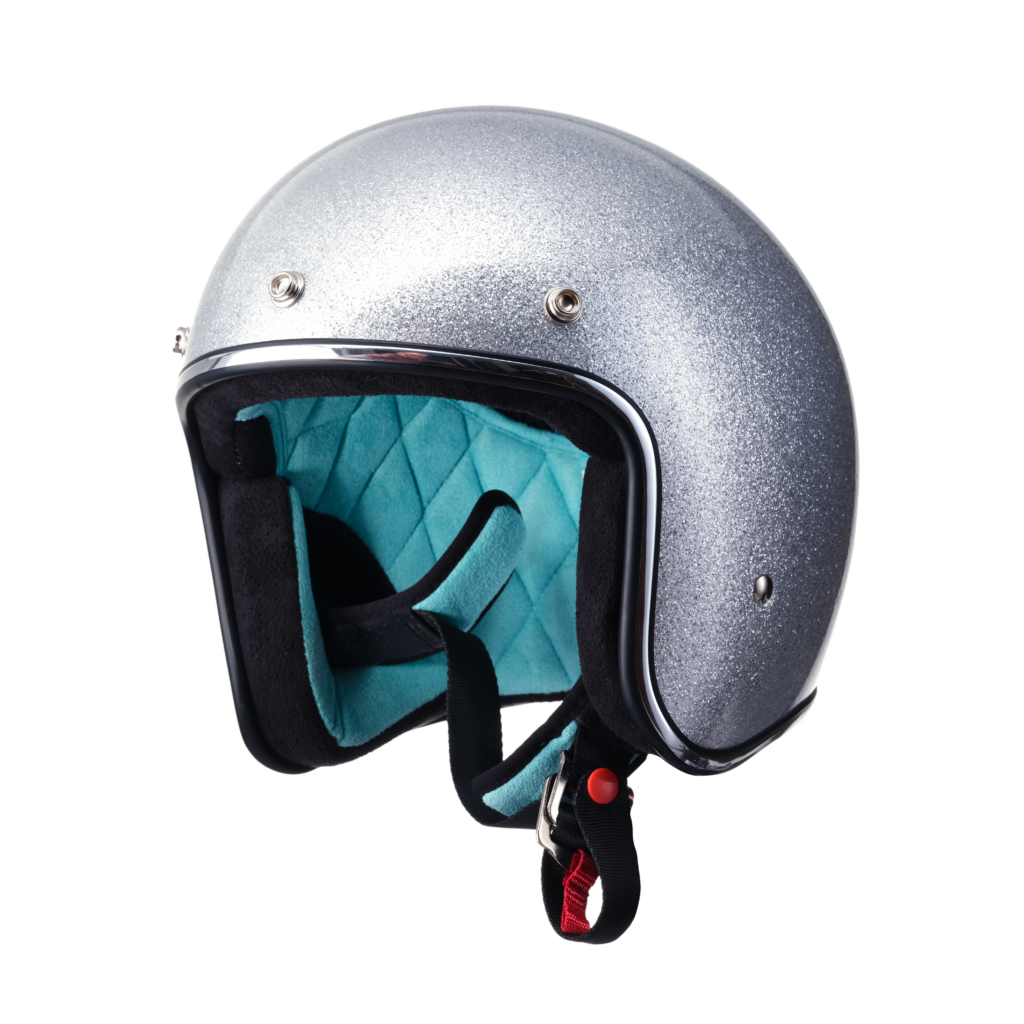 Eldorado XMD Astro Silver Motorcycle Helmet