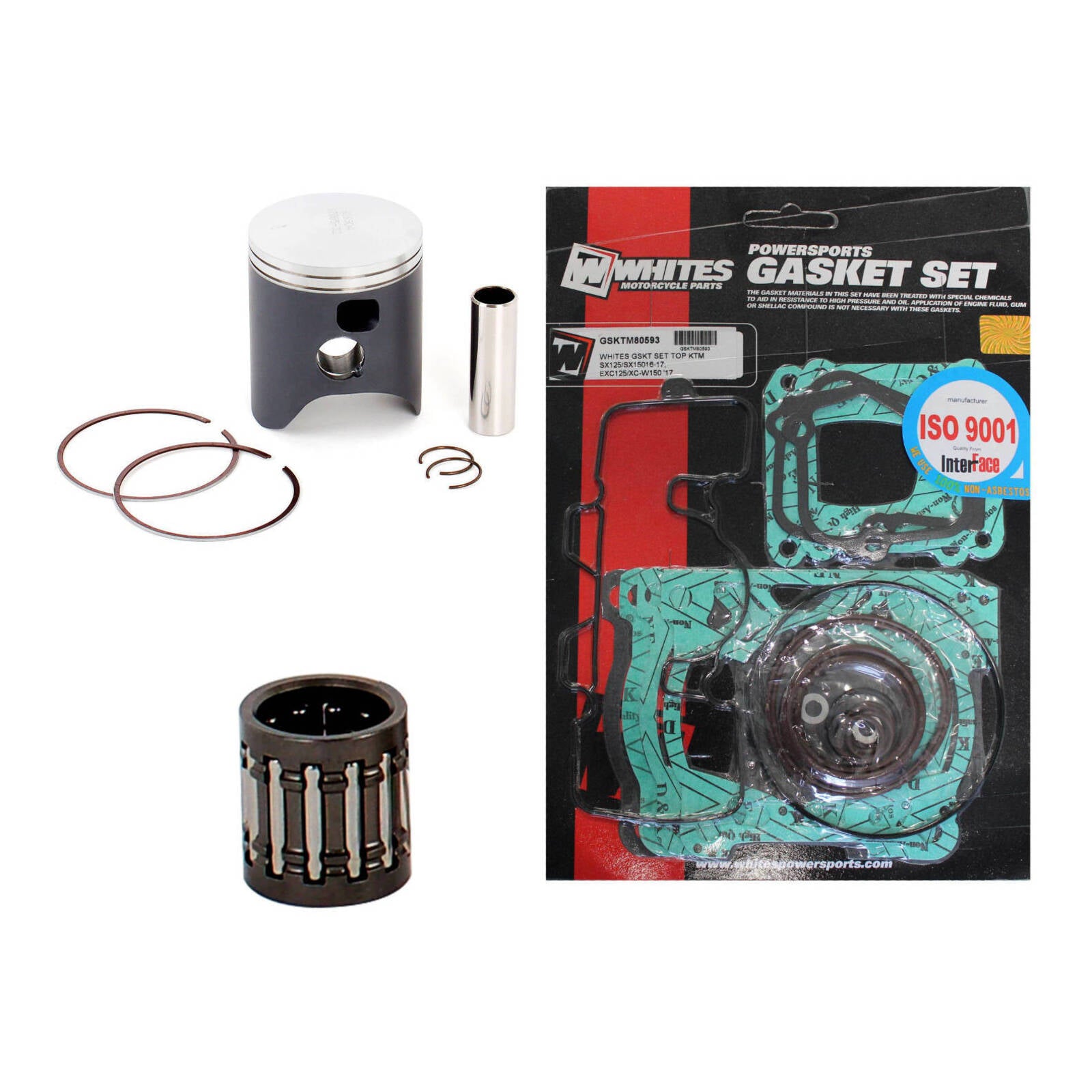 Top End Rebuild Kit (A) KTM 150 SX '16-'17 – Single Ring