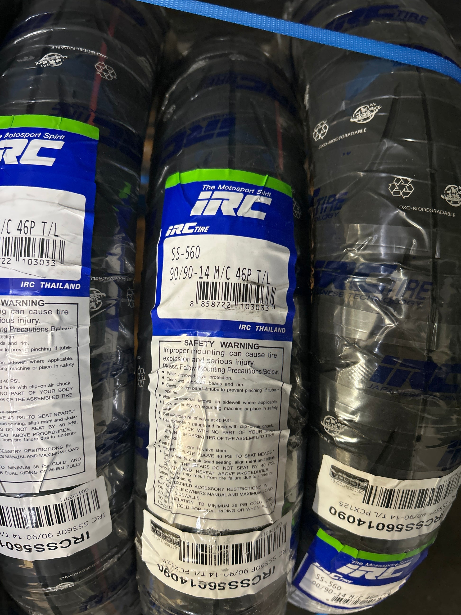 IRC 55560F 90/90-14 T/L PCX125