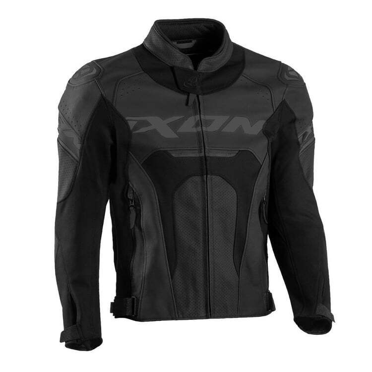 IXON LEATHER JACKET BLACK
