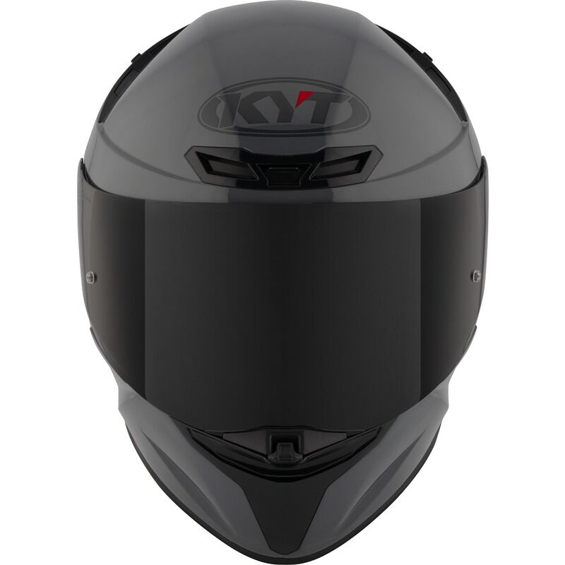 KYT TT Revo Plain Gorilla Grey Motorcycle Helmet