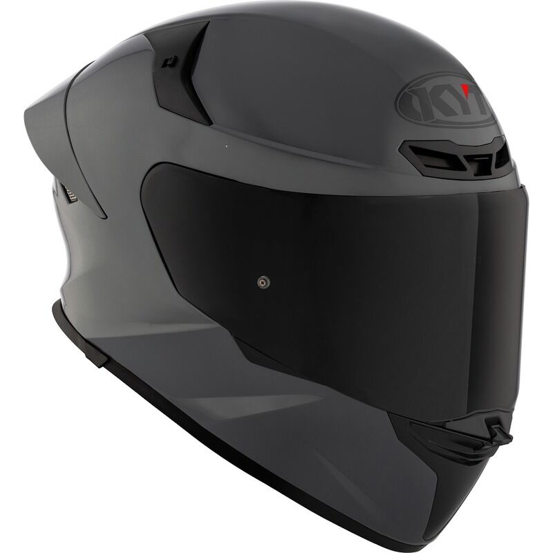 KYT TT Revo Plain Gorilla Grey Motorcycle Helmet
