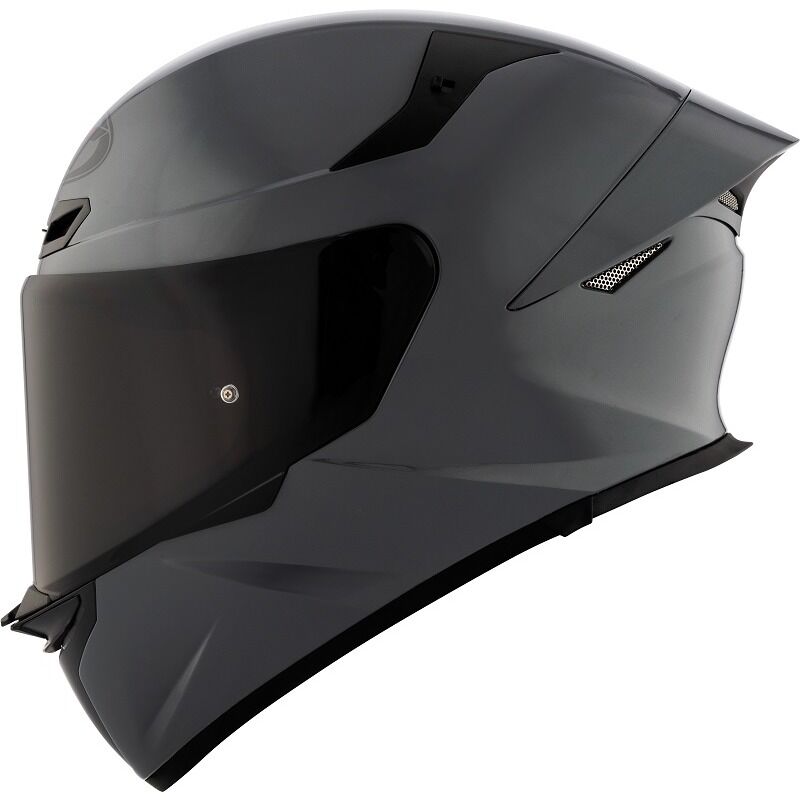 KYT TT Revo Plain Gorilla Grey Motorcycle Helmet