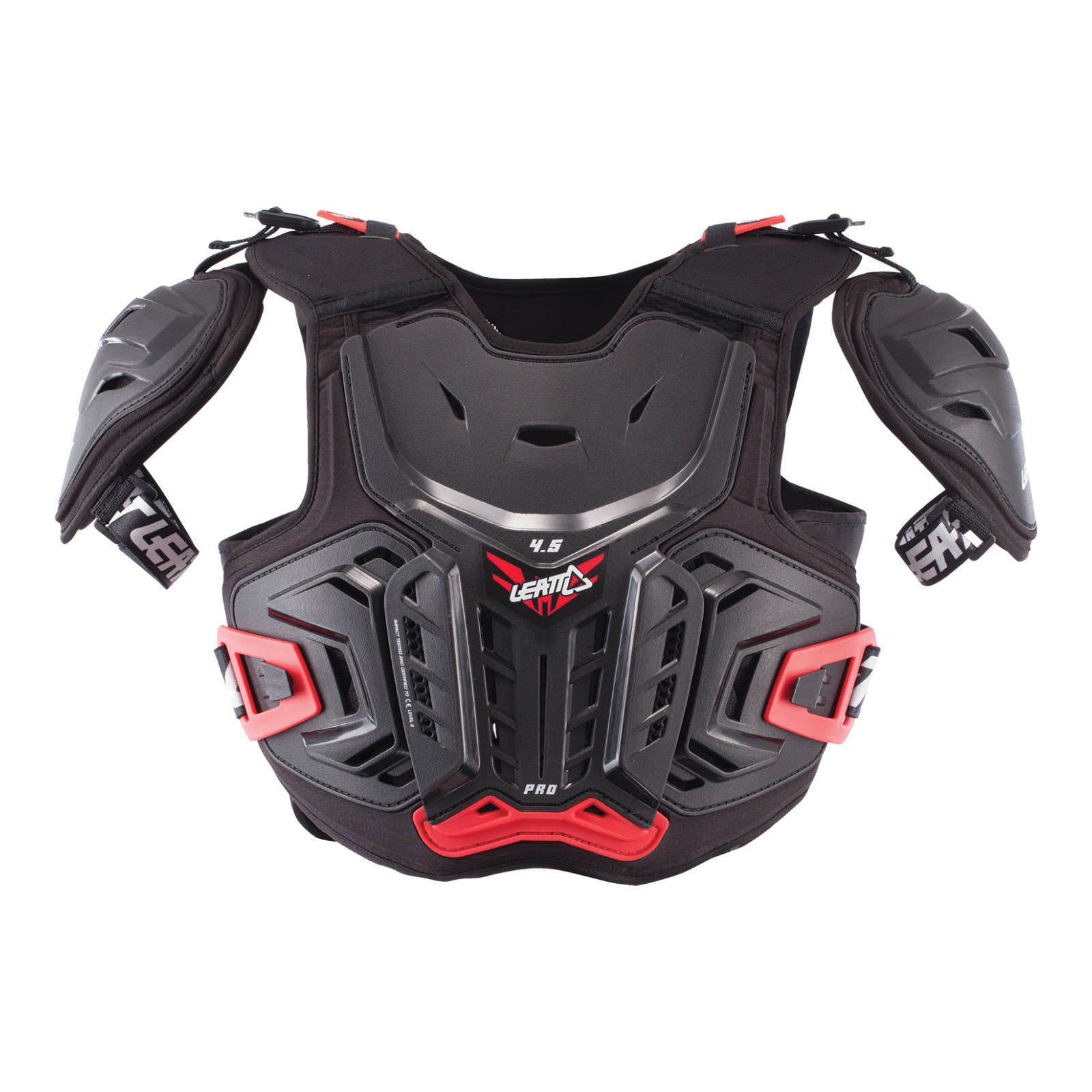 Leatt  4.5 Junior Chest Protector Pro - Black / Red