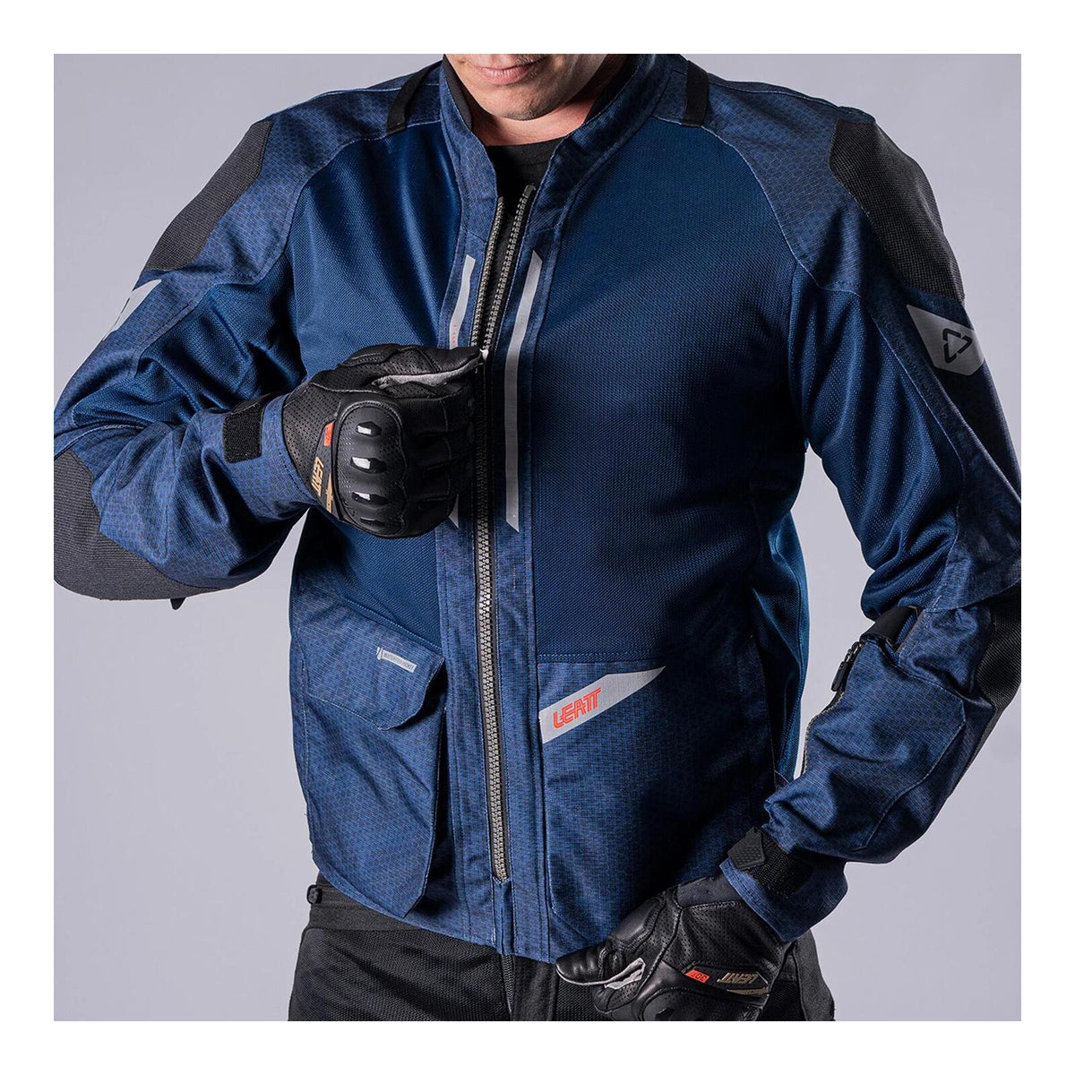 Leatt 4.5 ADV FlowTour Jacket - Midnight Blue (L/US42/EU52)