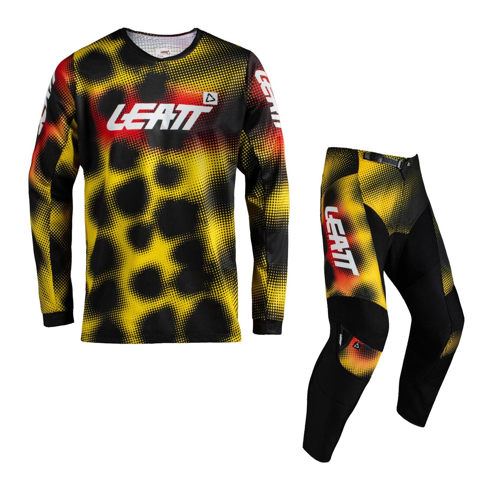 Leatt 3.5 Junior Ride Kit - Leopard Yellow
