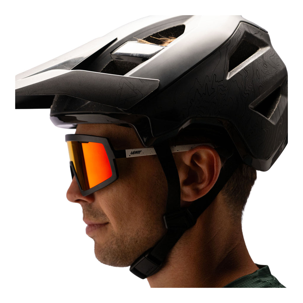 Leatt MadViz One Sunglasses - Black / White Iriz Red 15 VLT