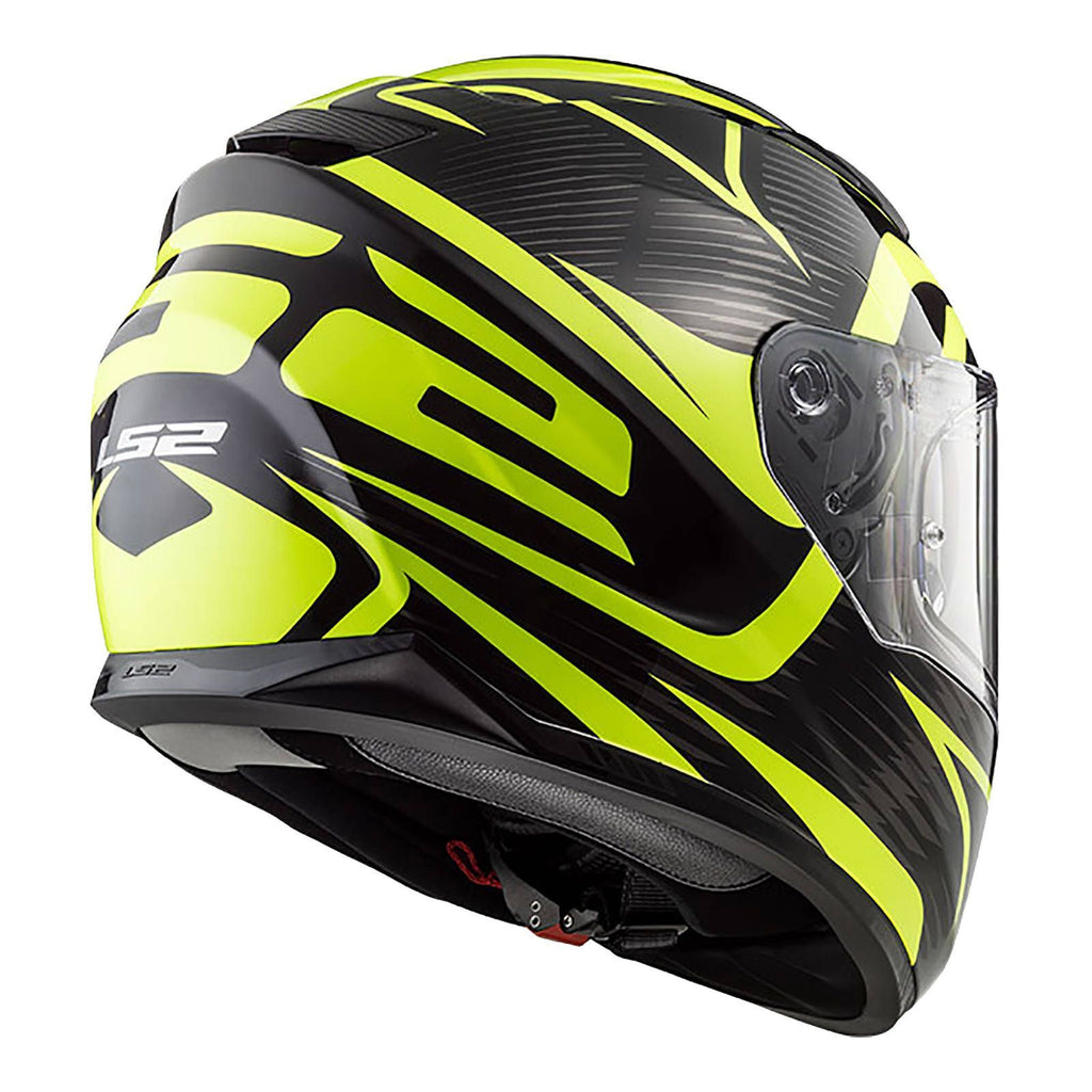 HELMET LS2 FF320 STREAM EVO JINK MAT BLK/HI-VIS YEL LGE