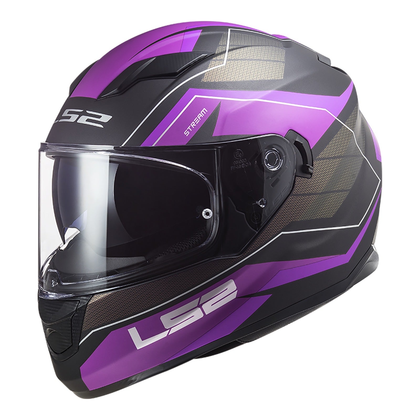 HELMET LS2 FF320 STREAM EVO MERCURY MAT PURPLE