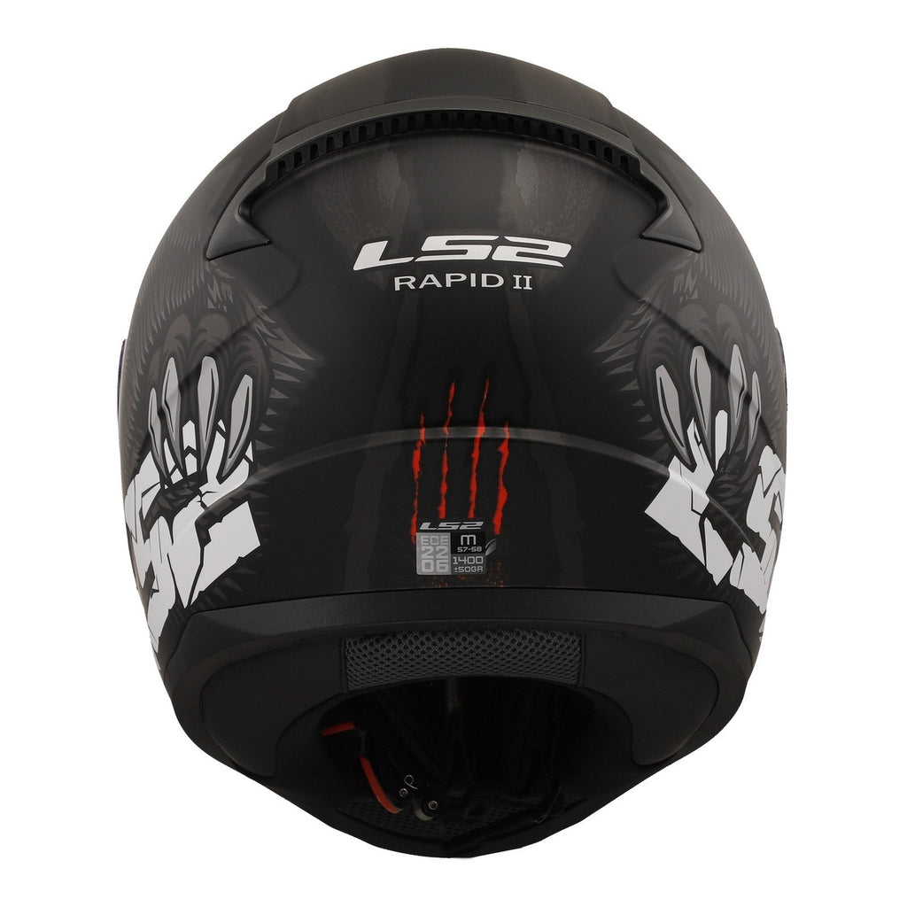 LS2 FF353 Rapid II Claw Helmets - Black 06