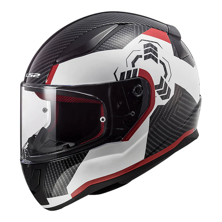 HELMET FF353 RAPID GHOST WHT/BLK/RED