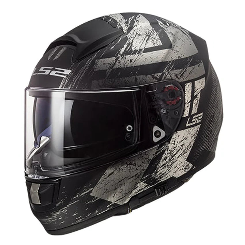 HELMET LS2 FF397 VECTOR EVO HUNTER MAT BLK/TIT