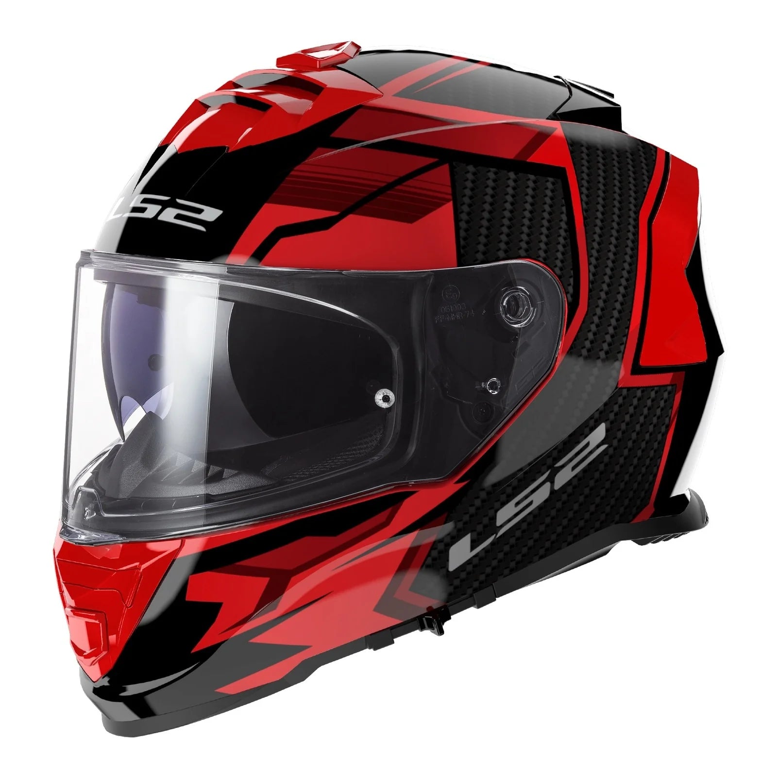 HELMET LS2 FF800 TRACKER BLACK RED