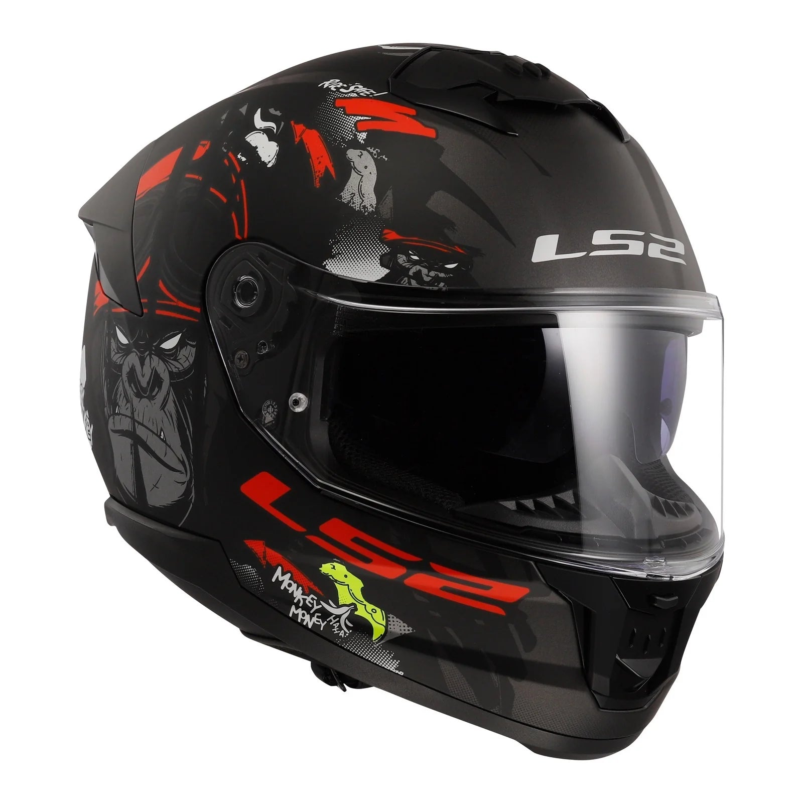 HELMET LS2 FF808 STREAM II ANGRY MONKEY