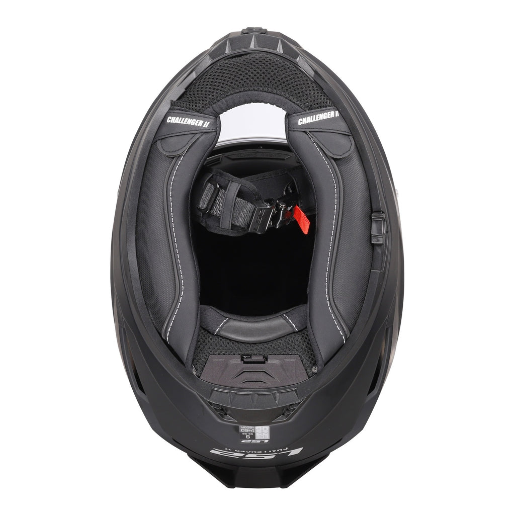 LS2 FF817 Challenger II Solid Helmet - Matte Black