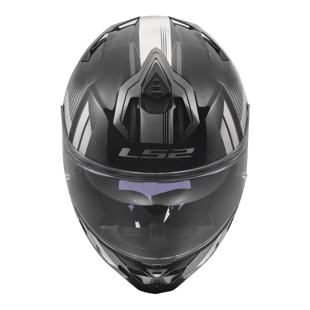 LS2 FF817 Challenger II Nitro Helmet - Black / Grey