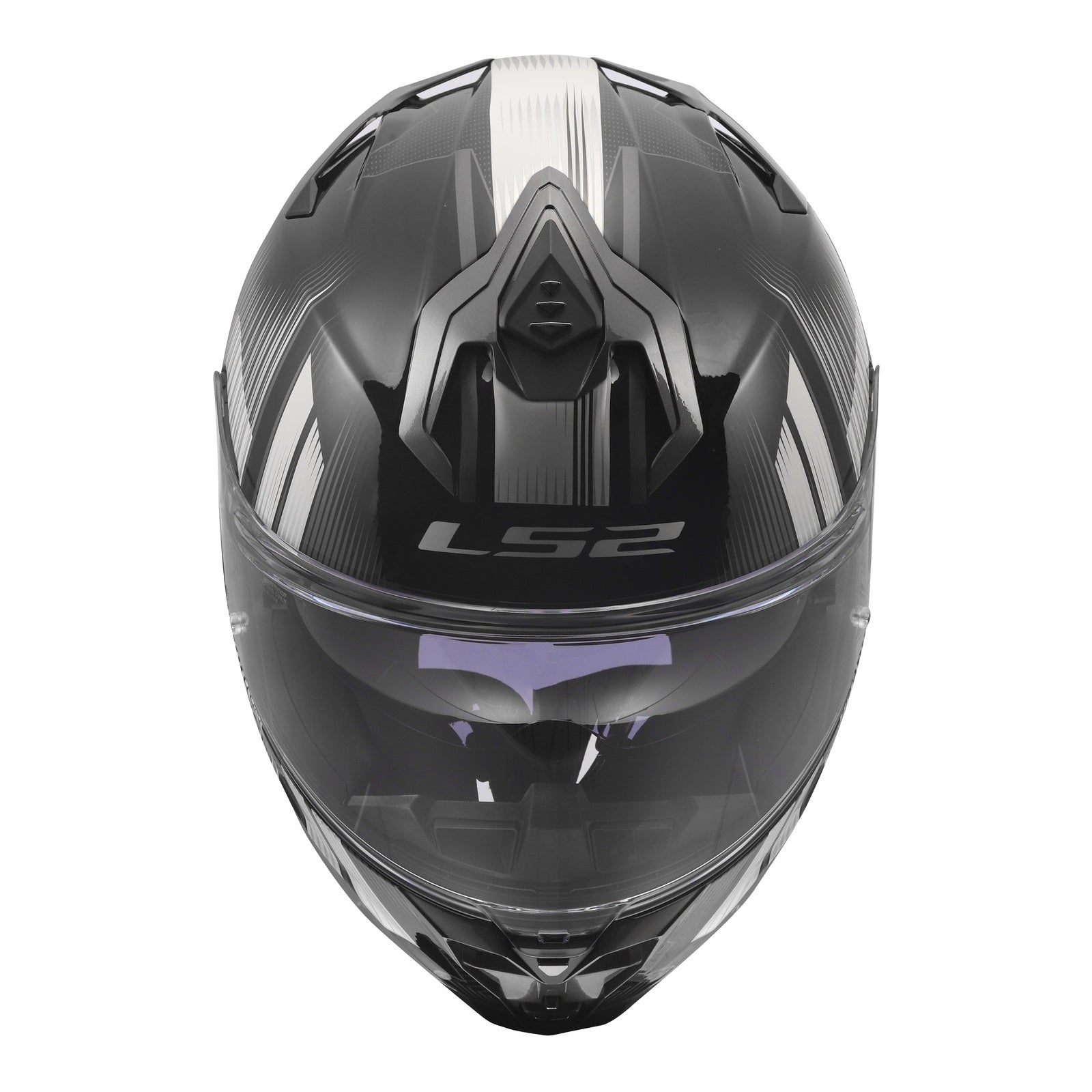 LS2 FF817 Challenger II Nitro Helmet - Black / Grey