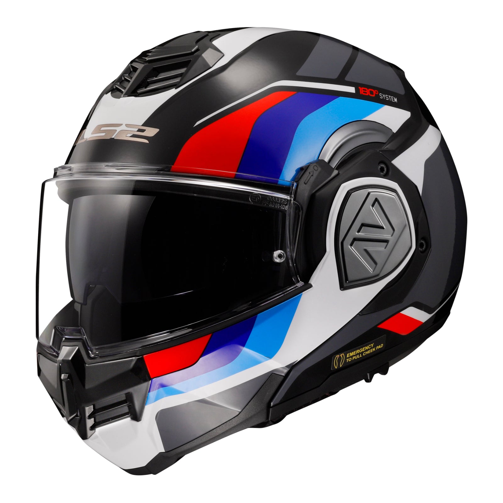 LS2 FF906 Advant Sport Helmet - Black / Blue / Red 06