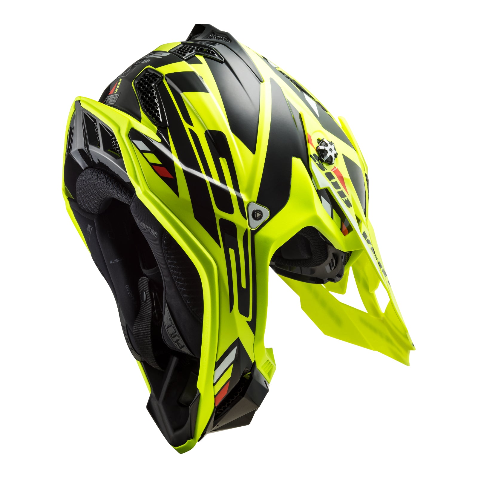LS2 MX700 Subverter Stomp Helmet - Hi-Vis Yellow / Black 06