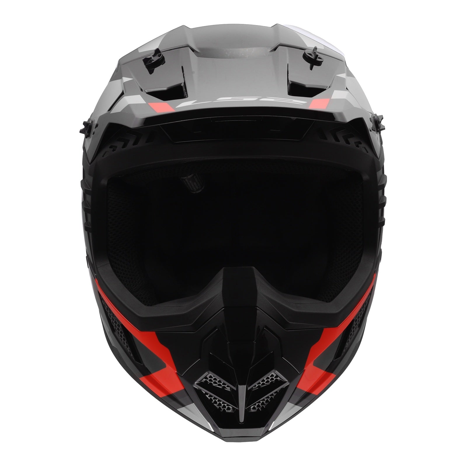 LS2 MX706 COZ Frontier II Helmet - Red / Black / Titanium