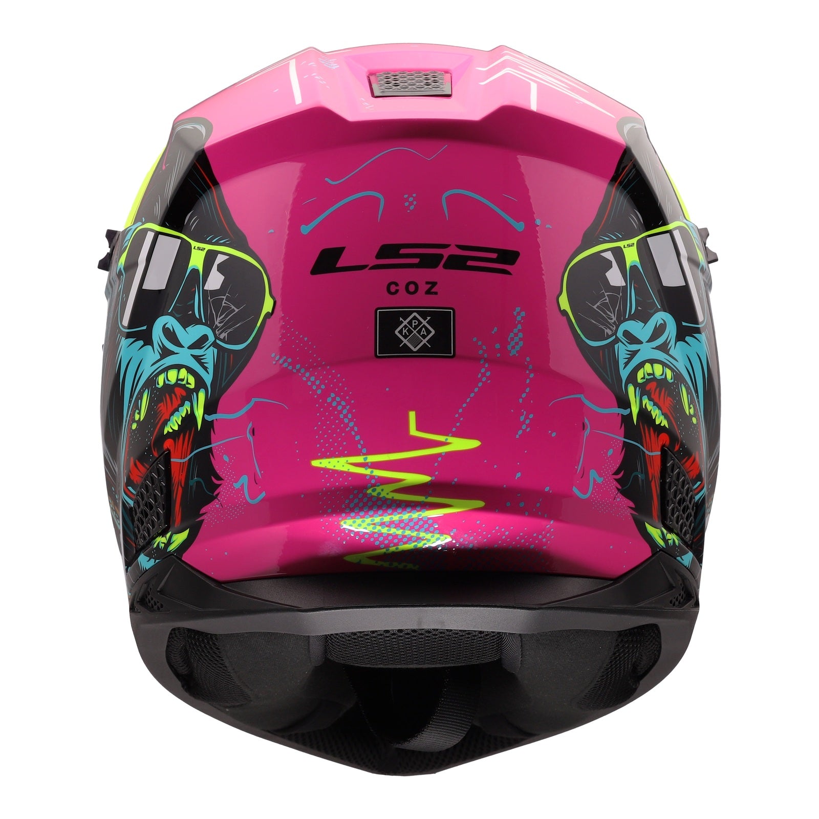 LS2 MX706J COZ Gorilla Helmet - Gloss Purple