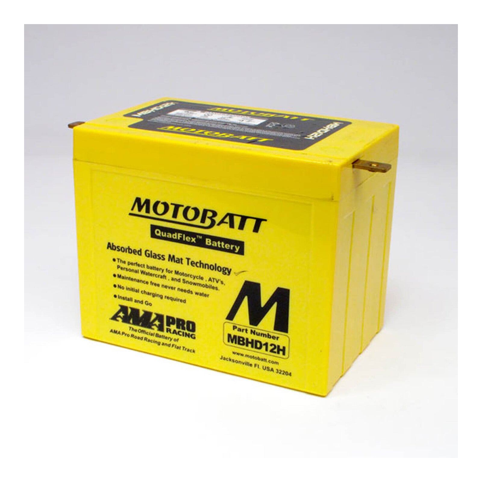 Motobatt Battery Quadflex AGM - MBHD12H