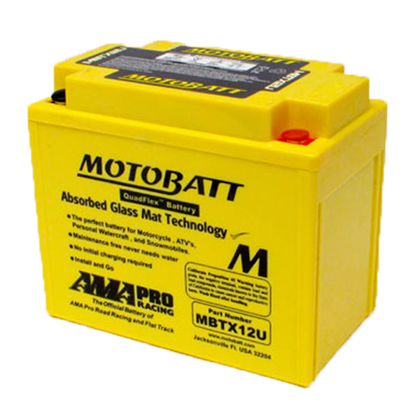 BATTERY MOTOBATT MBTX12U 12V