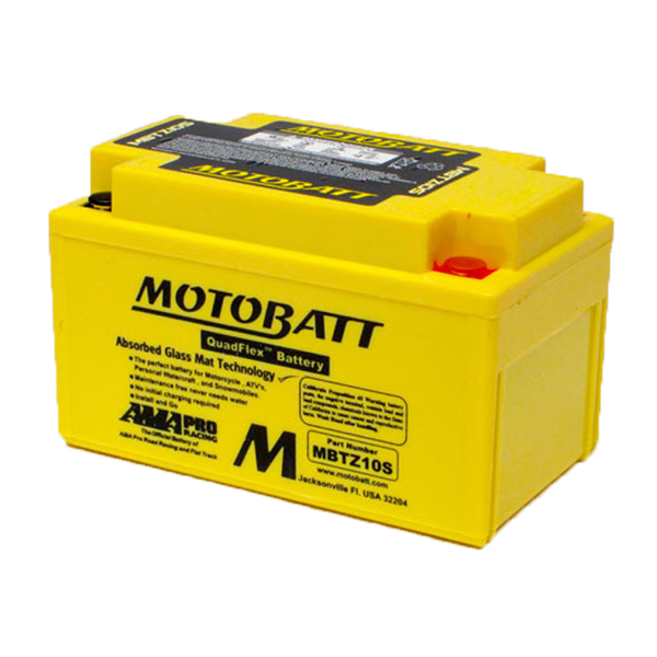 BATTERY MOTOBATT MBTZ10S QUADFLEX 12V