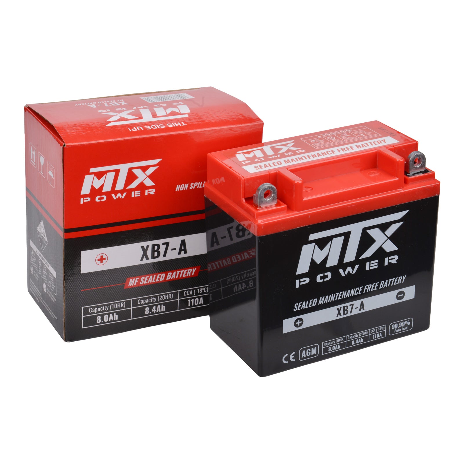 MTX Power Battery AGM - XB7-A
