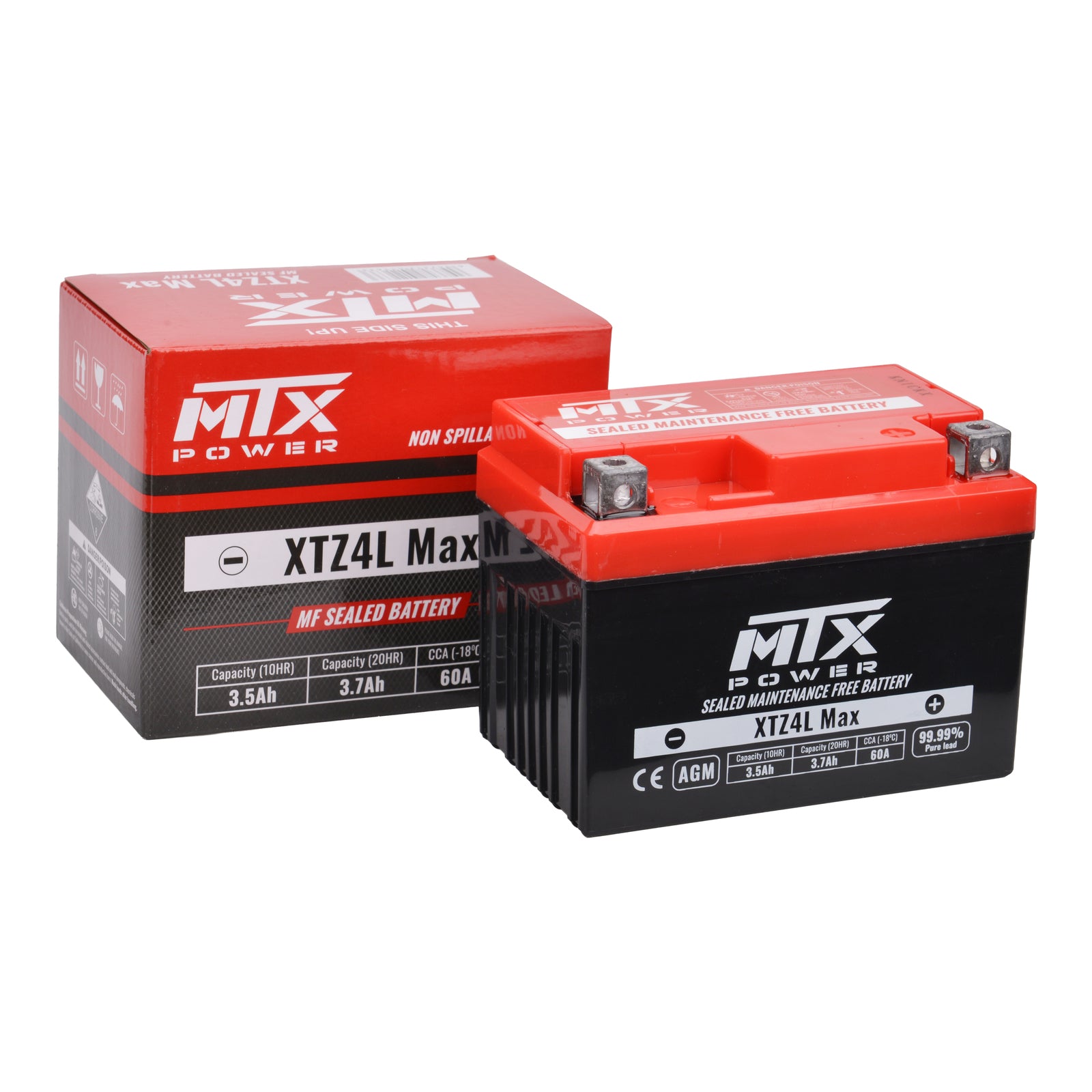 MTX Power Battery AGM - XTZ4L Max