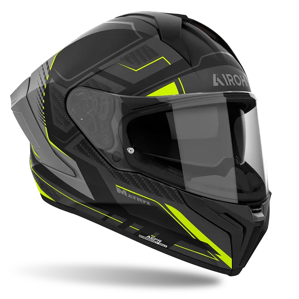 AIROH MATRYX ROCKET YELLOW MATT