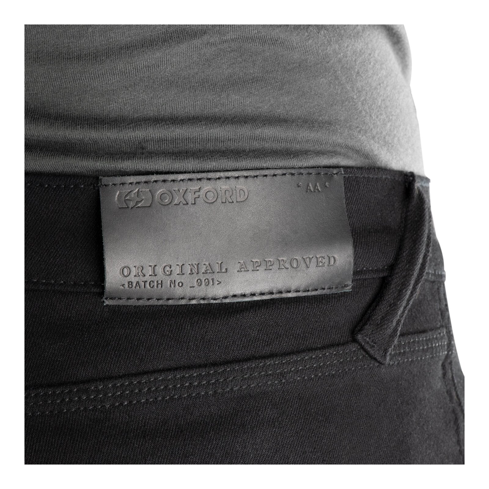 Oxford Super Stretch Men's Jeans - Black (Short)