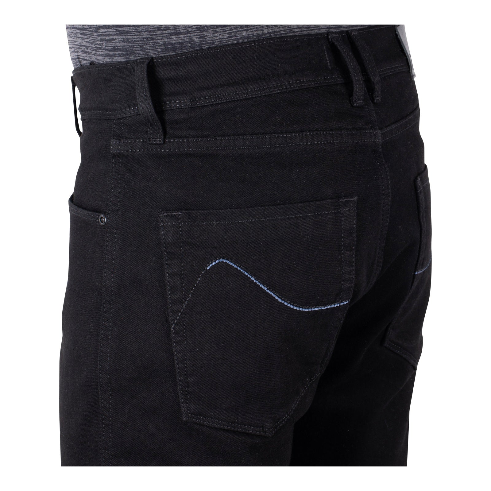 Oxford OA Tailor AA Men's Straight Jeans - Black (Short)