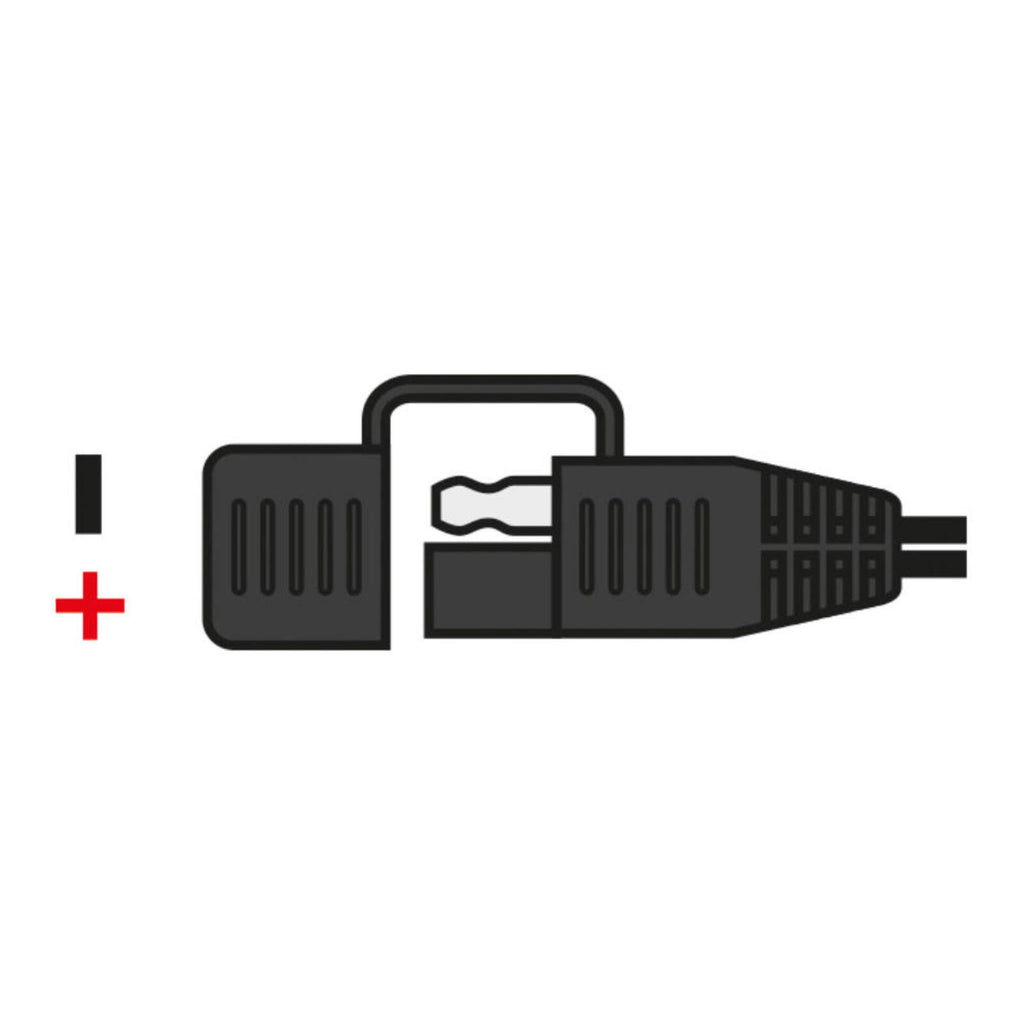 OXFORD BATTERY RING LEADS TO USA/SAE CONNECTOR (0.5MTR LEAD)