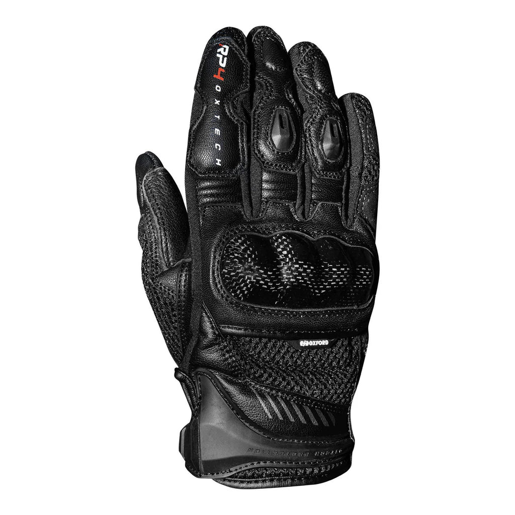 GLOVES OXFORD RP-4 MENS SHORT LTHR SPORT BLK