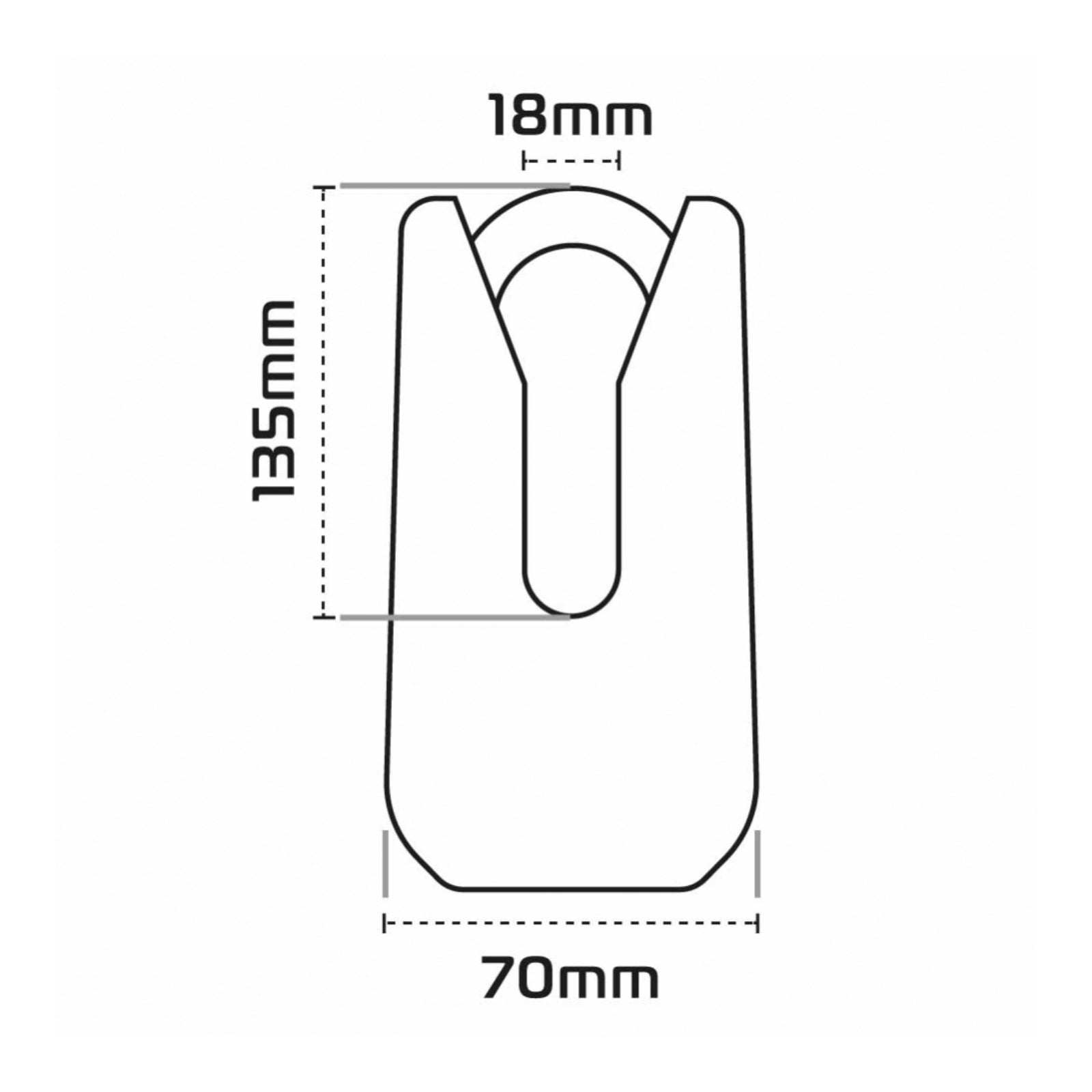 Oxford Monster Disc Lock - Yellow