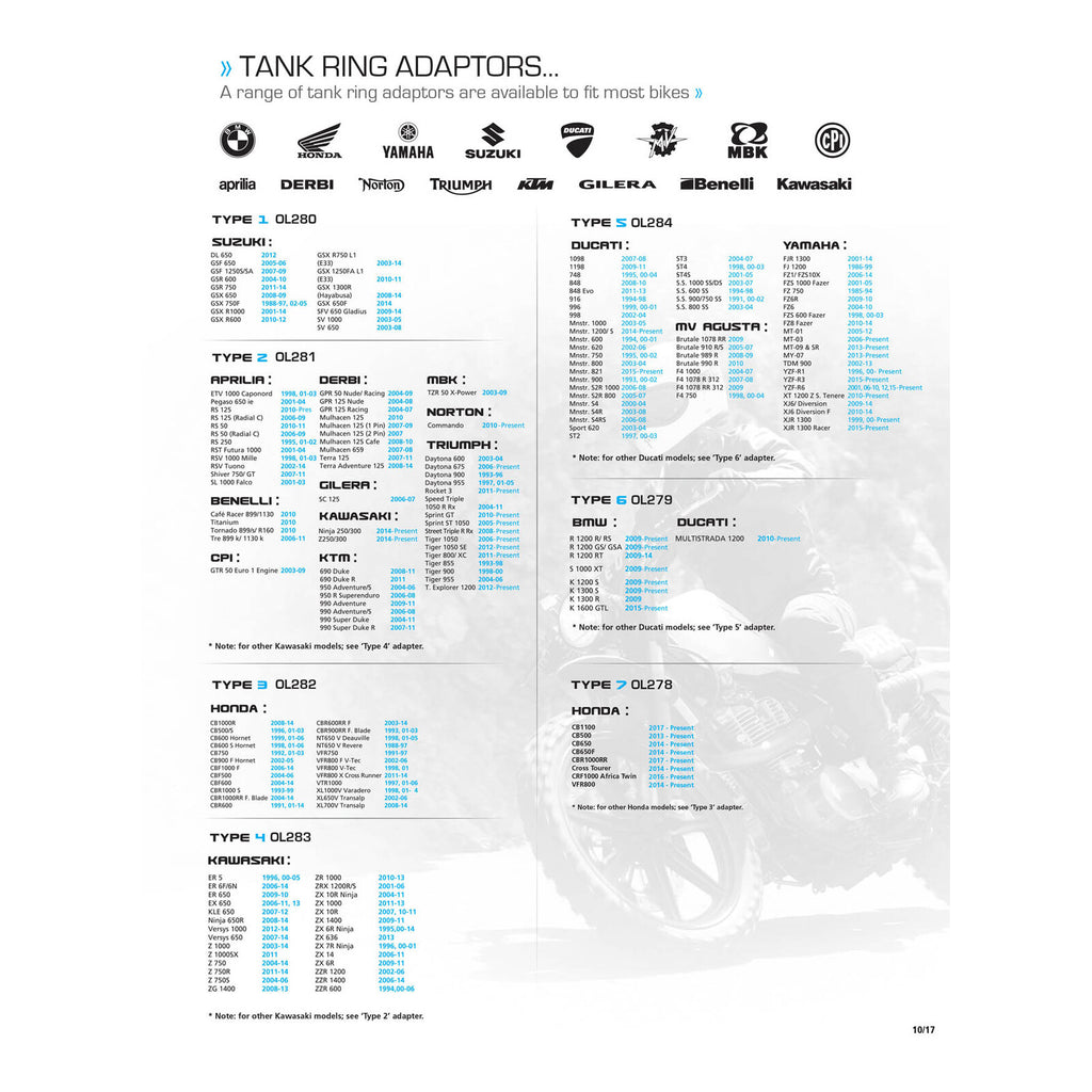 Oxford Quick Release Bike Adaptor - Type 7 (Honda)