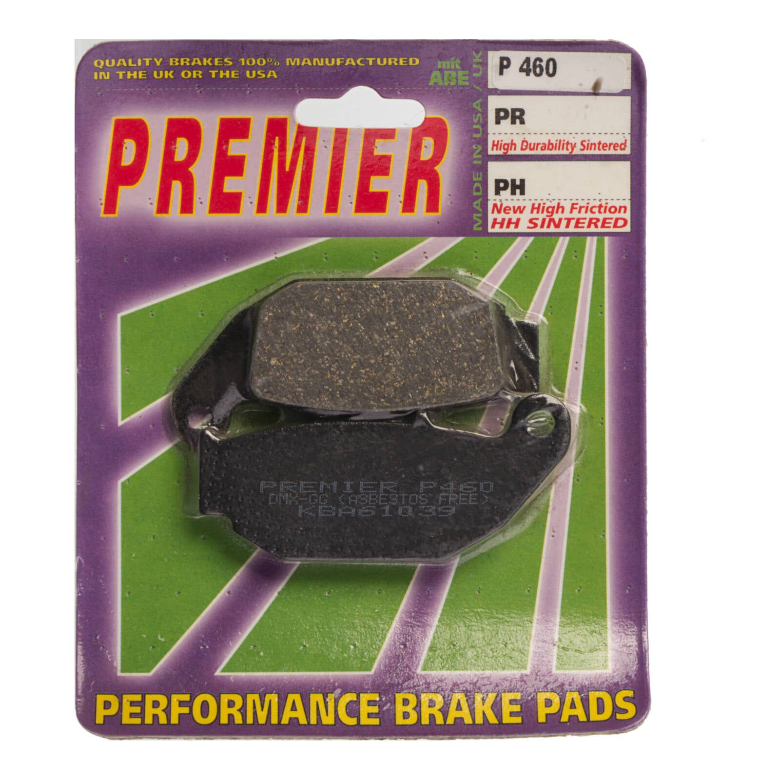 Premier Brake Pads - P Organic Standard P460