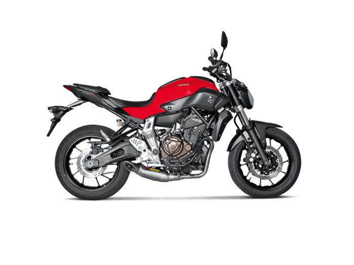 S-Y7R1-HAFT - Full Exhaust Akrapovic Racing Line Stainless Steel Yamaha MT-07