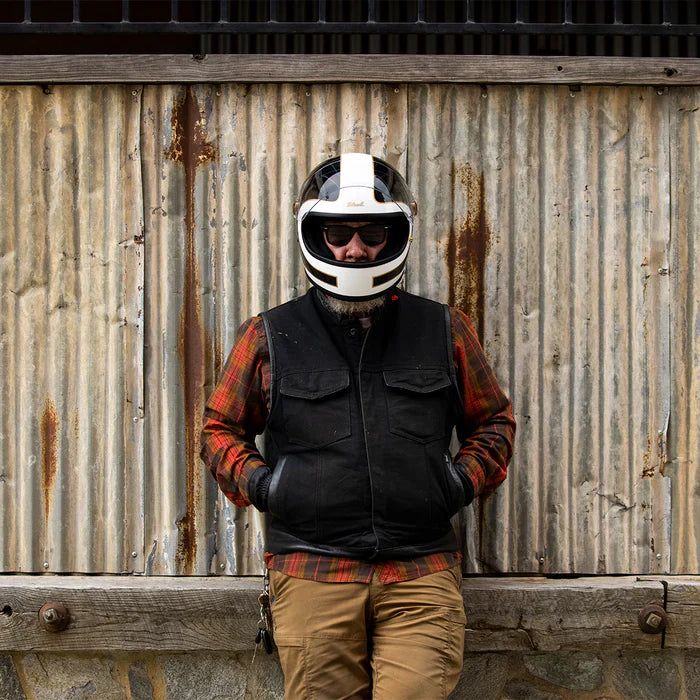 BILTWELL Gringo S - White/ Gloss Black Tracker