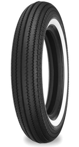 SHINKO E270 BLACK/ WHITE WALL SIDE WALL UNIVERSAL TYRE