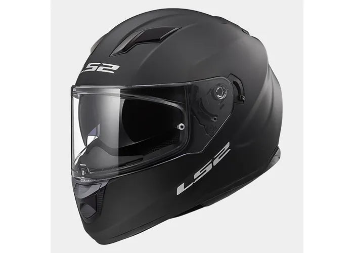 HELMET LS2 FF320 SOLID MATT BLACK