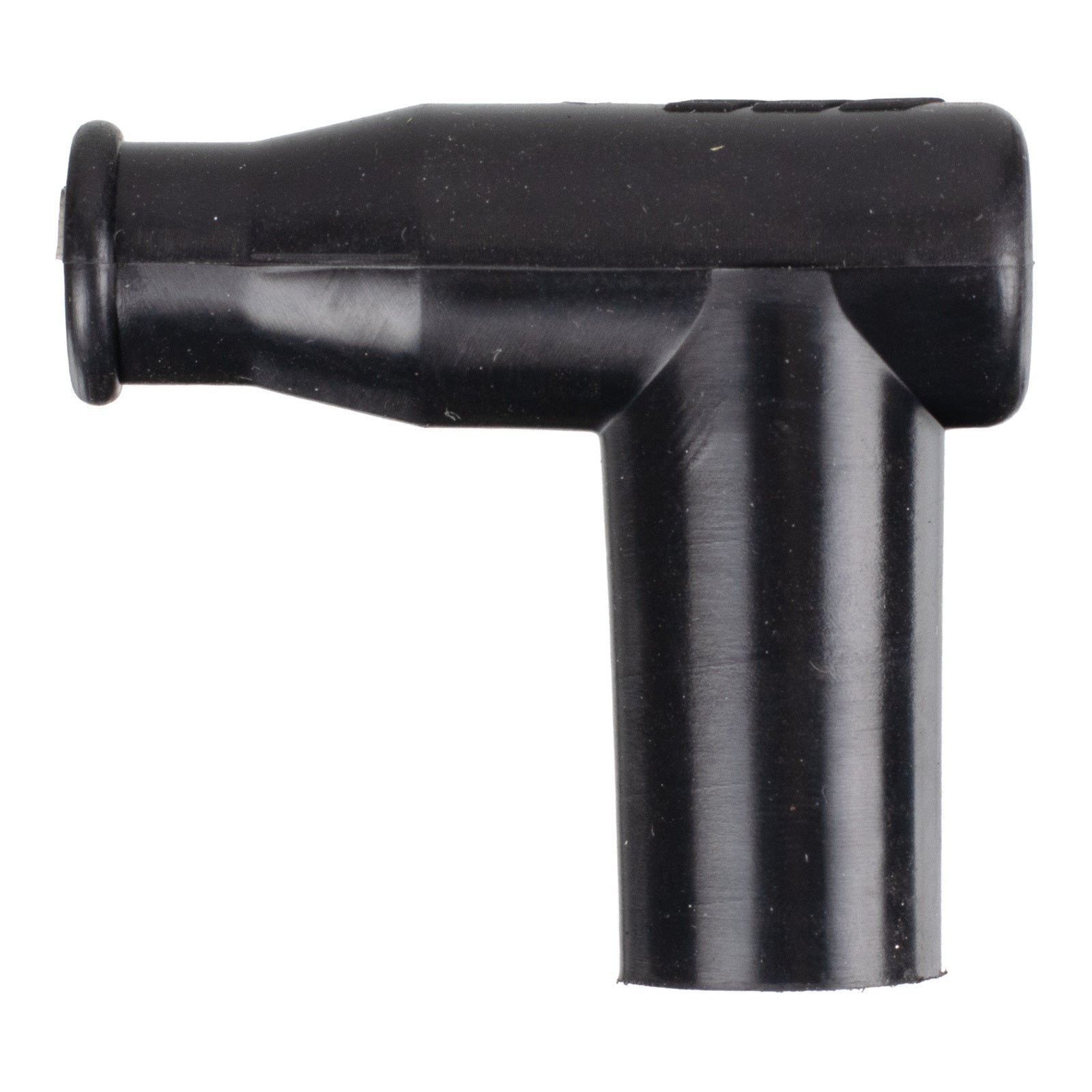 Whites Spark Plug Cap - Replaces TB05EM - Right Angle - Black