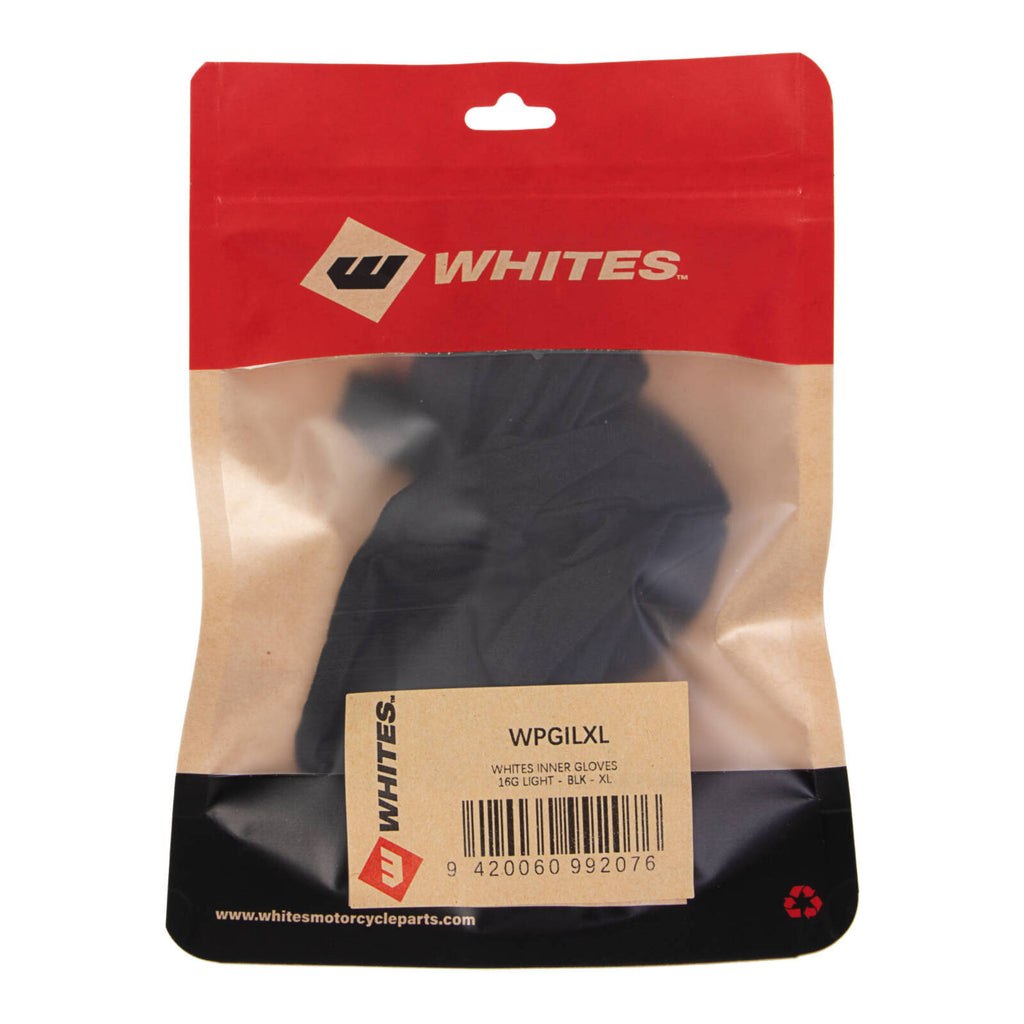 Whites Inner Gloves 16G Light - Black - XL