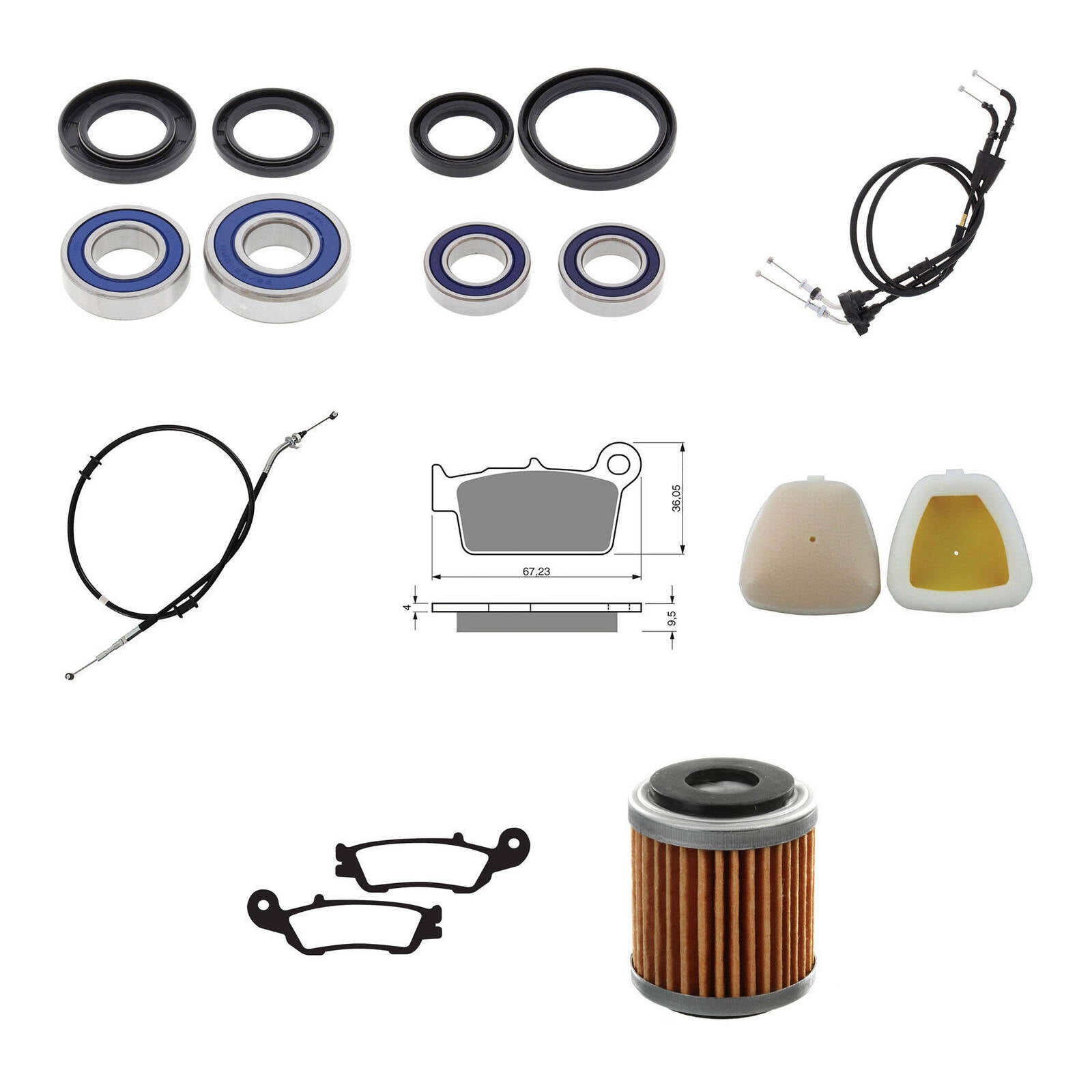 Offroad Refurb Kit - Yamaha WR450F '16-'19