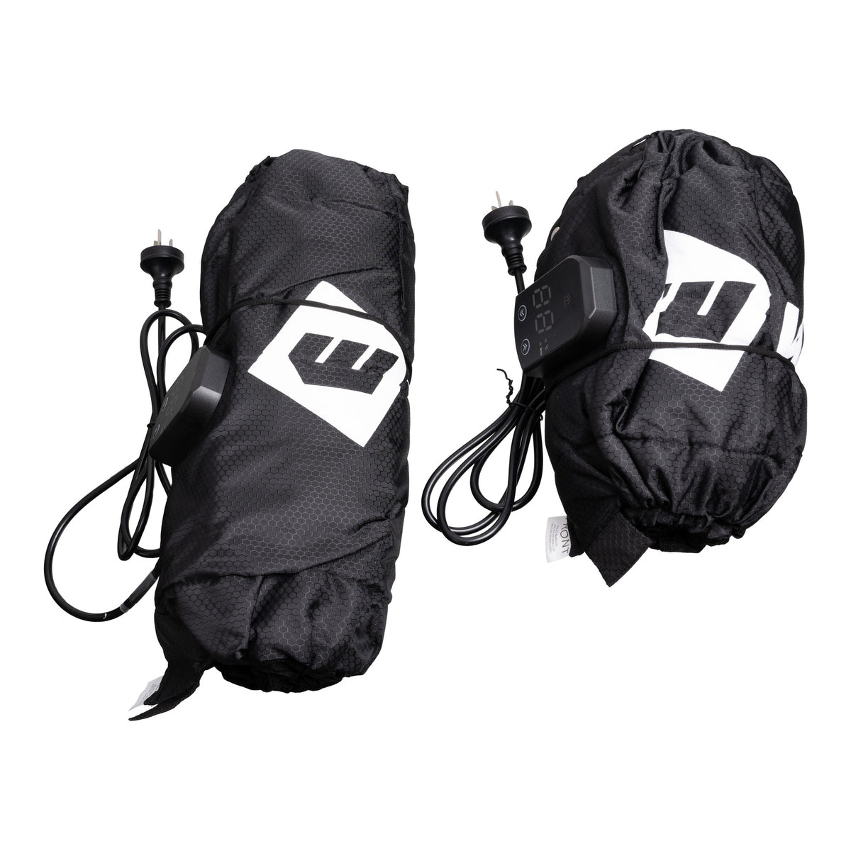 WMP Tyre Warmer C7 Digital 30-90°C 120/180-195 Pair - Black